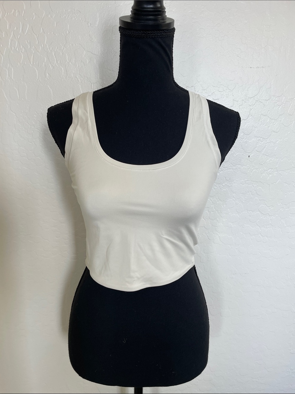 Racerback crop top unlined